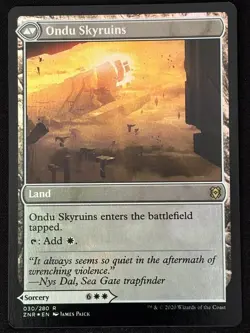 1x MTG Ondu Inversion (Foil) - Zendikar Rising (ZNR) #30 - Magic the Gathering - Image 2