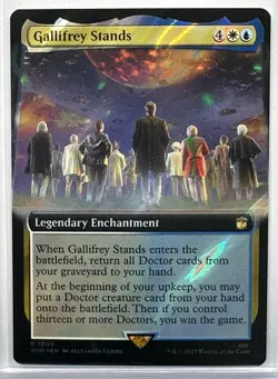 Gallifrey Stands (Extended Art) (Surge Foil) Doctor Who Magic MTG, (1009) - Image 1