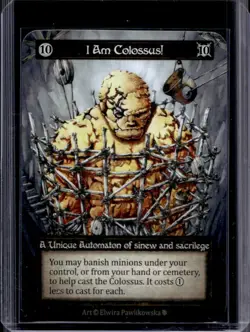Sorcery Contested Realm Gothic I am Colossus Unique Non-Foil - Image 1