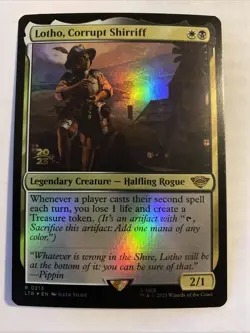 Lotho Corrupt Shirriff FOIL X1 LTR MTG Universes Beyond Lord Of The Rings - Image 1