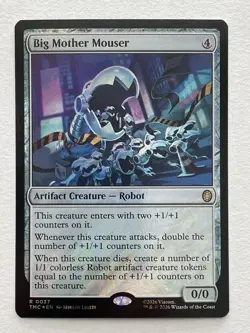 MTG Big Mother Mouser SURGE FOIL 0037 TMC - Image 1