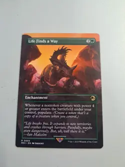 MTG: Life Finds a Way (Borderless) (LP): Jurassic World - Image 1