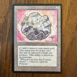 Magic the Gathering - Fellwar Stone - Artifact - The Dark MTG Vintage 1994 - Image 1