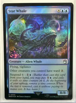 Star Whale, Doctor Who Magic the Gathering MTG, Foil, (055) - Image 1