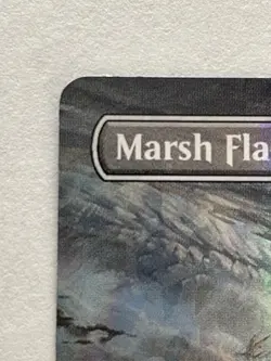 MTG Marsh Flats BORDERLESS DRAGONSCALE FOIL 0115 SPG - Slightly Damaged - Image 3