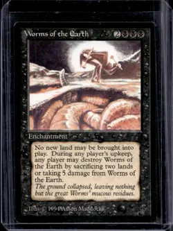 1994 Magic MTG Dark Worms of Earth #NNO - Image 1