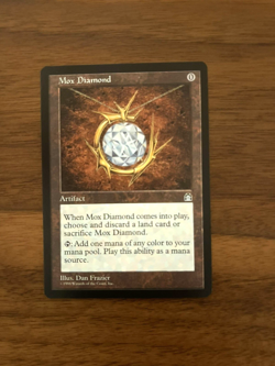 MTG Magic: The Gathering Mox Diamond Stronghold LP No Reserve ungraded - Image 1