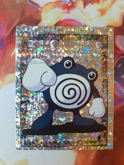 Poliwhirl Holo S12 1999 Merlin Pokemon Sticker LP-NM - Image 1