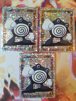 Poliwhirl Holo S12 1999 Merlin Pokemon Sticker LP-NM - Image 2