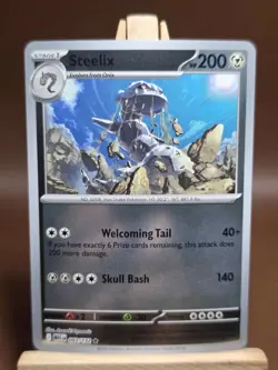 LP Pokemon Steelix 093/132 Me01: Mega Evolution Reverse Holo - Image 1