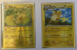 Pokemon Pikachu XY Generations 26/83 Reverse Holo & RAICHU 43/146 Reverse Holo - Image 5