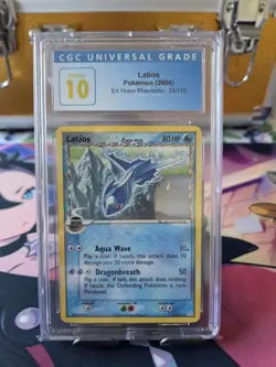 Pokemon 2006 Latias #21 & Latios #22 Holon Phantoms CGC Pristine 10 Sequential - Image 4