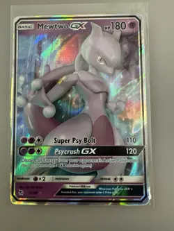 Pokemon Mewtwo GX Holo Lot of 3 TCG Cards SM196 31/68 22/73 English - Image 5
