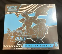 Pokemon TCG Scarlet & Violet Black Bolt ETB Elite Trainer Box - NEW Sealed - Image 1