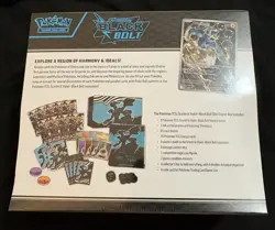 Pokemon TCG Scarlet & Violet Black Bolt ETB Elite Trainer Box - NEW Sealed - Image 3