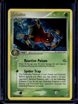 2005 Pokemon EX Unseen Forces Ariados Reverse Holo #2/115 - Image 1