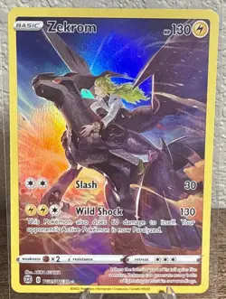 Pokemon Card - Zekrom Brilliant Stars TG05/TG30 Ultra Rare - Image 1