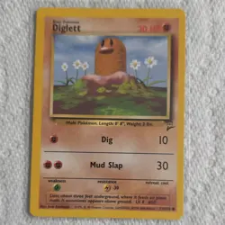 Wizards of the Coast Diglett Base Set Pokemon 30 HP 71/130 Regular - Image 1