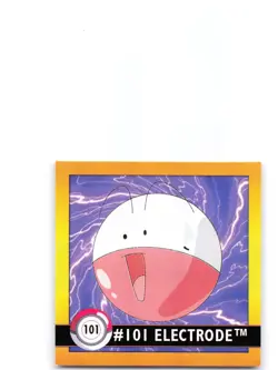Electrode #101 Pokemon 1999 Artbox Sticker NM - Image 1