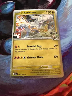 Pokemon TCG N's Reshiram COSMOS Holo Pokemon Play! STAMPED Prize Pack Series 8 - Image 1