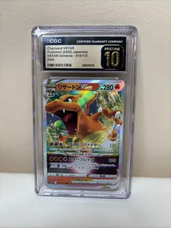 CGC PRISTINE 10 Charizard VSTAR 014/172 HOLO Pokemon V Star Universe Japanese - Image 1