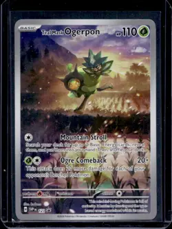 2023-25 Pokemon SV Black Star Promos - SVP EN Teal Mask Ogerpon #123 - Image 1
