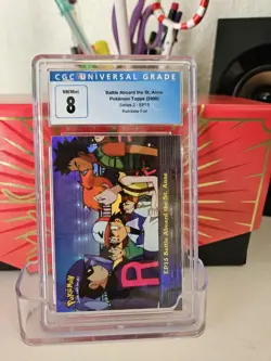 2000 Pokemon Topps Battle Aboard St. Anne Rainbow Foil - Image 1