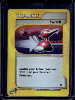 2002 Pokemon Expedition Set Switch Reverse Holo #157 - Image 1