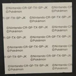 Japanese Glaceon Snowman Daiichi Pan Deco Winter Sticker Pokemon Trading CG NM - Image 2