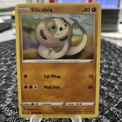 New: 2021 Pokemon TCG Silicobra 081 Swsh05: Battle Style Crimp Error Card - Image 1