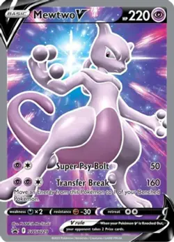 Mewtwo V - SWSH229 - SWSH Black Star Promos DMG, English Pokemon SWSH Black Star - Image 1