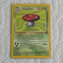 Wizards of the Coast Vileplume Jungle Rare Pokemon 80 HP 31/64 Regular - Image 1