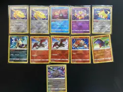 Pokemon 11 Card Lot Radiant Collection M/NM Charizard Eevee Steelix Greninja - Image 1