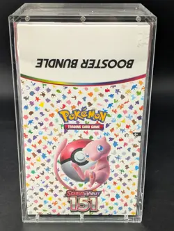 Pokemon 151 SV3.5 Booster Bundle Display Factory Sealed Case W/Acrylic Case - Image 1
