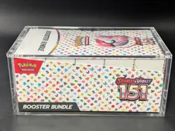 Pokemon 151 SV3.5 Booster Bundle Display Factory Sealed Case W/Acrylic Case - Image 4