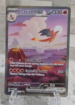 Pokemon Charizard ex 199/165 Scarlet & Violet 151 Special Illustration Rare - Image 1
