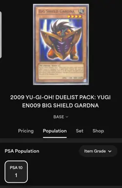 2009 Yu-Gi-Oh Big Shield Gardna PSA 10 GEM MINT Duelist Pack Yugi DPYG-EN009 BGS - Image 5