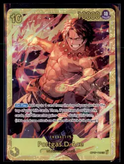 One Piece The Best- Vol. 2 OP07-119 Portgas D. Ace Secret Reprint - Image 1