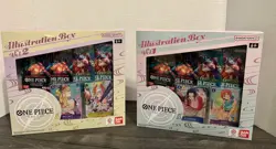 2025 Bandai OP One Piece Illustration Box Vol 1 And 2 Bundle, New - Image 1