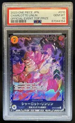 2023 One Piece Japanese Charlotte Linlin Event Top Prize #ST07-010 PSA 10 - Image 1