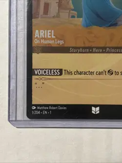 Disney Lorcana Ariel On Human Legs Uncommon 1/204 FOIL - Image 3