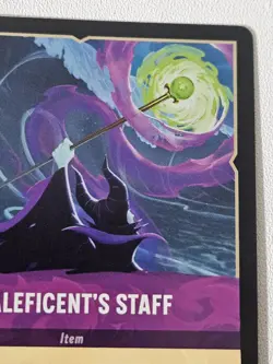 Maleficent's Staff - 65/204 Cold Foil - Azurite Sea - Disney Lorcana TCG - Image 2