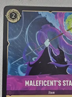 Maleficent's Staff - 65/204 Cold Foil - Azurite Sea - Disney Lorcana TCG - Image 3