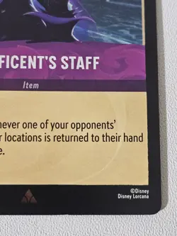 Maleficent's Staff - 65/204 Cold Foil - Azurite Sea - Disney Lorcana TCG - Image 5