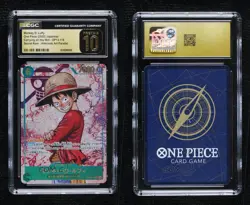 2025 One Piece Card Game: Carrying on His Will Japanese Monkey D Luffy CGC 10 - Image 3