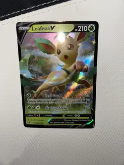 Pokemon Leafeon V SWSH194 Full Art Promo Sword & Shield Holo Card English TCG - Image 1