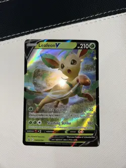 Pokemon Leafeon V SWSH194 Full Art Promo Sword & Shield Holo Card English TCG - Image 3