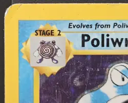 Pokemon Poliwrath 90 HP Holo Rare Base Set 13/102 Wizards Card 1999 - Image 5