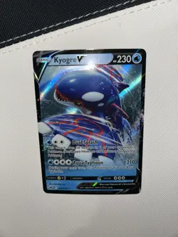 Pokemon Kyogre V Ultra Rare Holo Crown Zenith 037/159 English TCG Card - Image 3