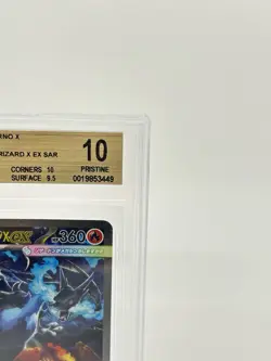 BGS 10 Pokemon Card Japanese Mega Charizard X ex SAR 110/080 MEGA Inferno X EX - Image 3